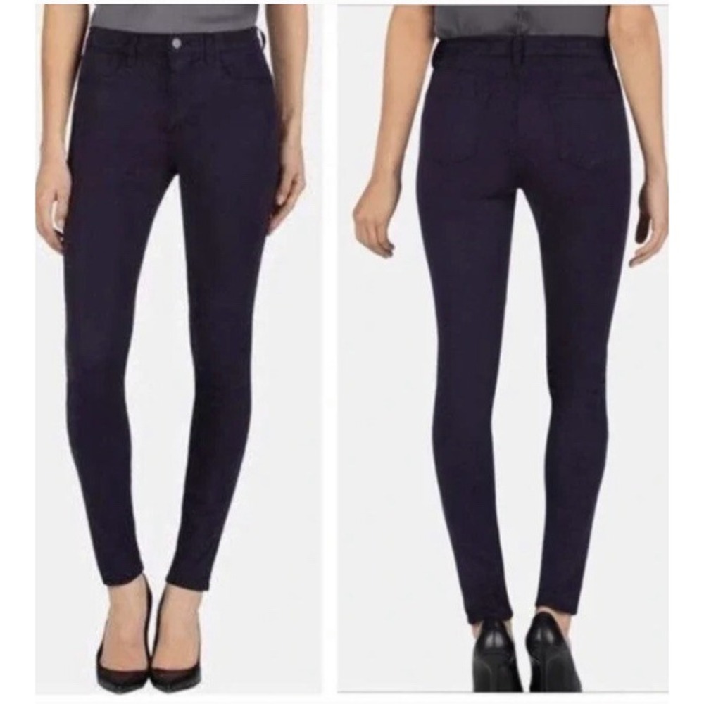 J Brand Super Skinny Jeans Blackberry Dark Purple Pants 485V090 Size 25 Womens